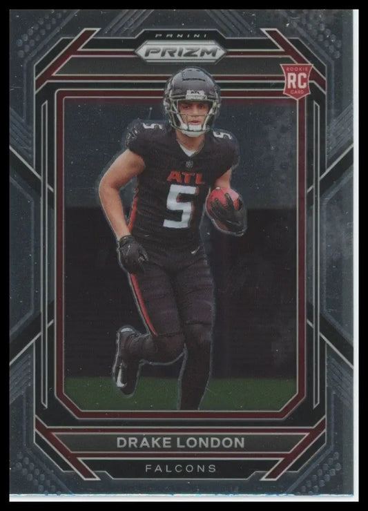 2022 Panini Prizm - Rookies Drake London #308 (RC) - Football Card Single
