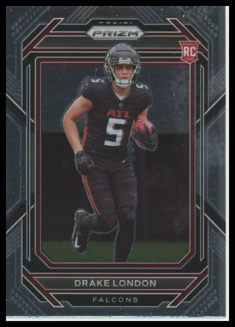 2022 Panini Prizm - Rookies Drake London #308 (RC) - Football Card Single