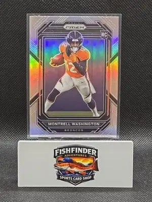 2022 Panini Prizm - Rookies Montrell Washington #356 Silver Prizm (RC) - Football Card Single