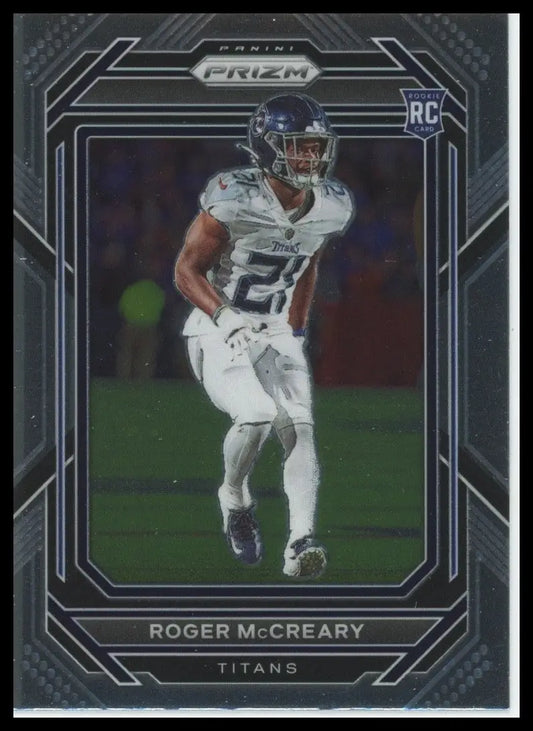 2022 Panini Prizm - Rookies Roger McCreary #382 (RC) - Football Card Single