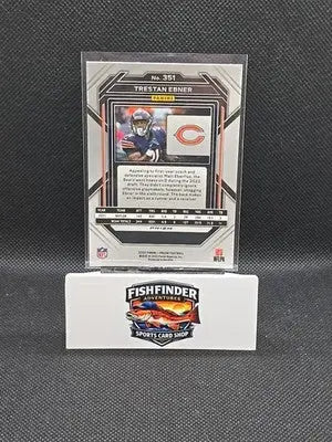 2022 Panini Prizm - Rookies Trestan Ebner #351 Red White & Blue Prizm (RC) - Football Card Single