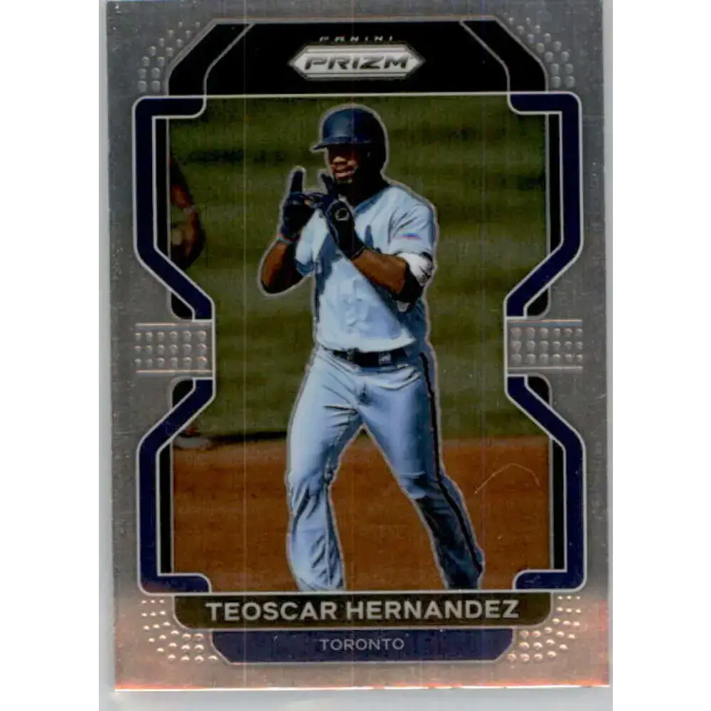 2022 Panini Prizm Tier II #186 Teoscar Hernandez NM-MT Toronto Blue Jays Baseball Card - Baseball Card Single