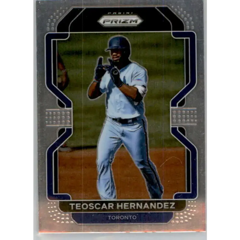 2022 Panini Prizm Tier II #186 Teoscar Hernandez NM-MT Toronto Blue Jays Baseball Card - Baseball Card Single