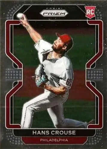 Hans Crouse Panini Prizm Tier III baseball card from 2022 Panini Prizm Tier III collection