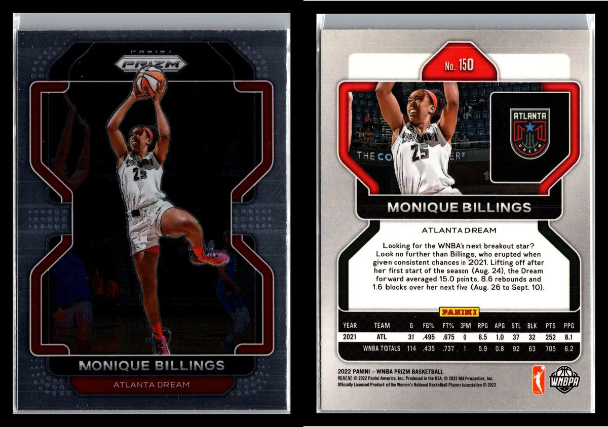 2022 Panini Prizm WNBA #150 Atlanta Dream - Basketball Card Single