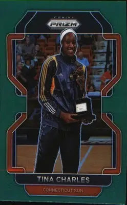 2022 Panini Prizm WNBA Green #200 Tina Charles - Basketball Card Single
