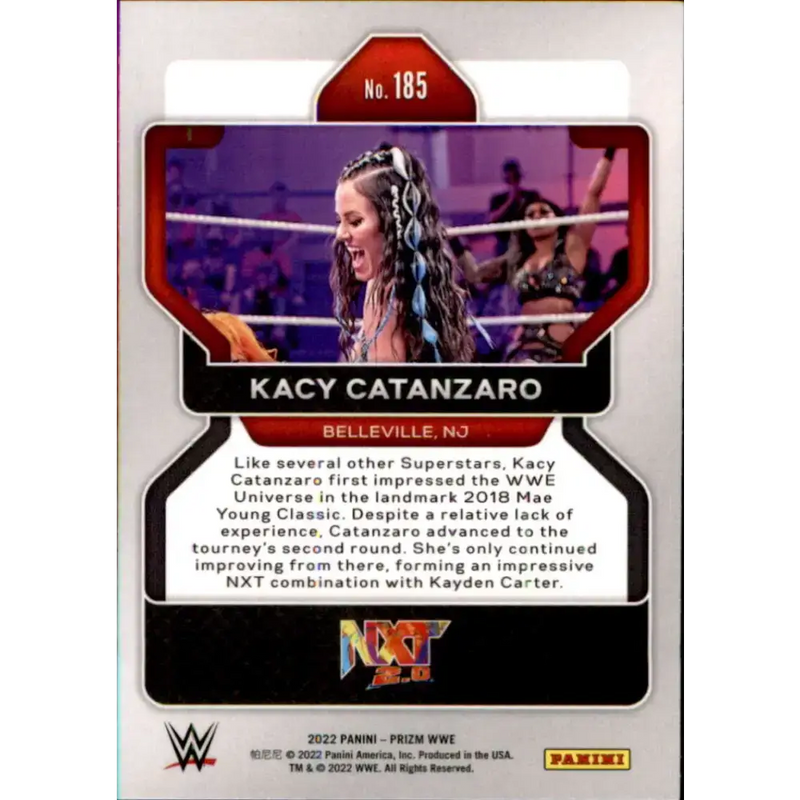 2022 Panini Prizm WWE # 185 Kacy Catanzaro NXT 2.0 - Non-Sports Card Single