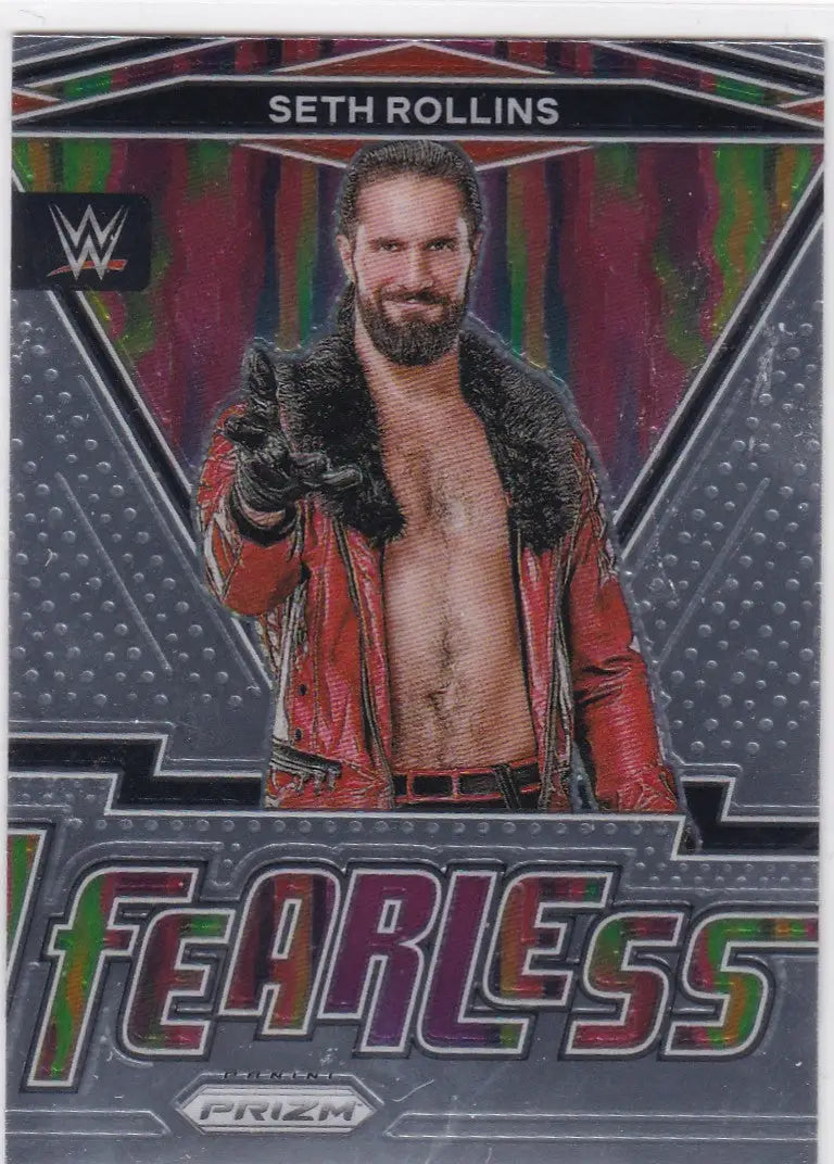 2022 Panini Prizm WWE #24 Seth Rollins Fearless - Other