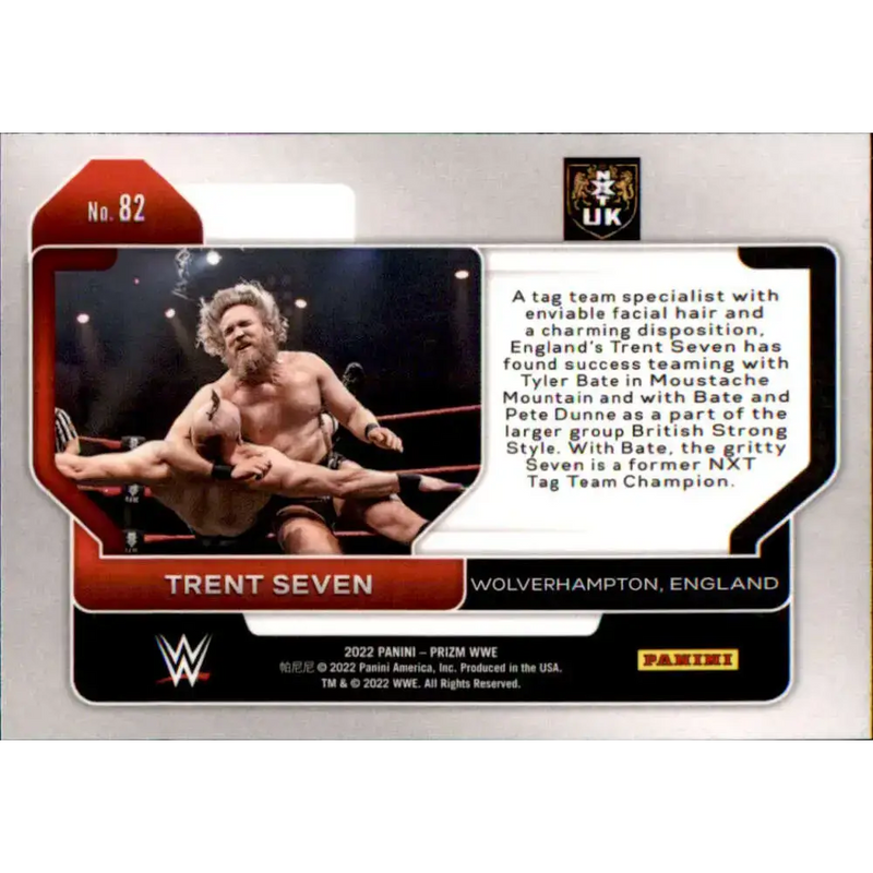 2022 Panini Prizm WWE # 82 Trent Seven NXT UK - Non-Sports Card Single