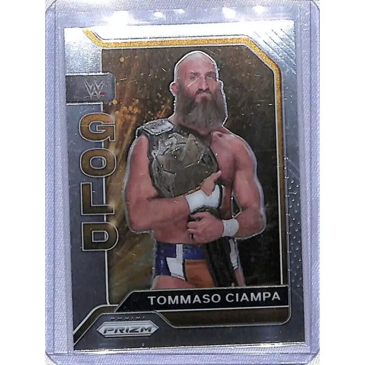 2022 Panini Prizm WWE Gold #4 Tommaso Ciampa NM-MT - Wrestling Card Single