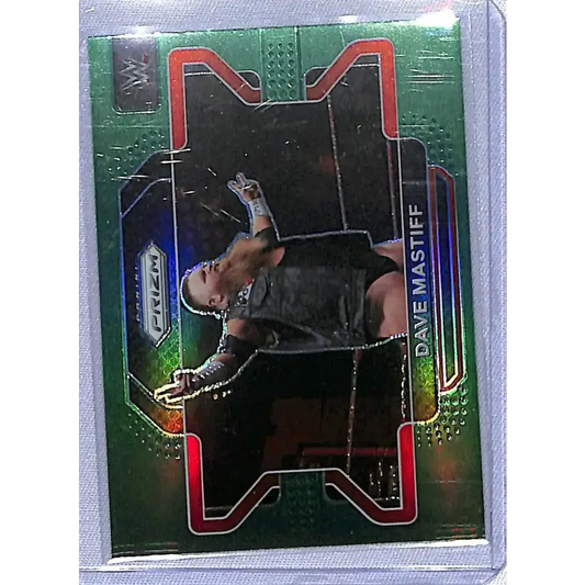 2022 Panini Prizm WWE Green #21 Dave Mastiff NM-MT