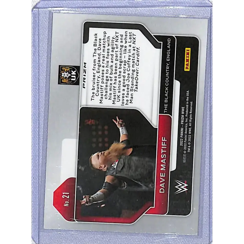 2022 Panini Prizm WWE Green #21 Dave Mastiff NM-MT - Non-Sports Card Single