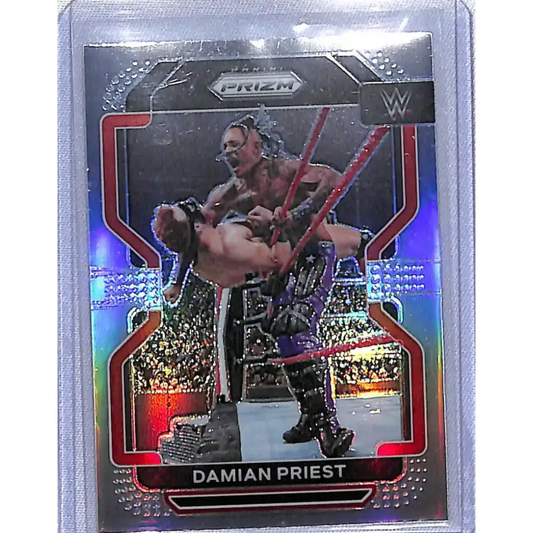 2022 Panini Prizm WWE Refractor #101 Damian Priest NM-MT - Wrestling Card Single