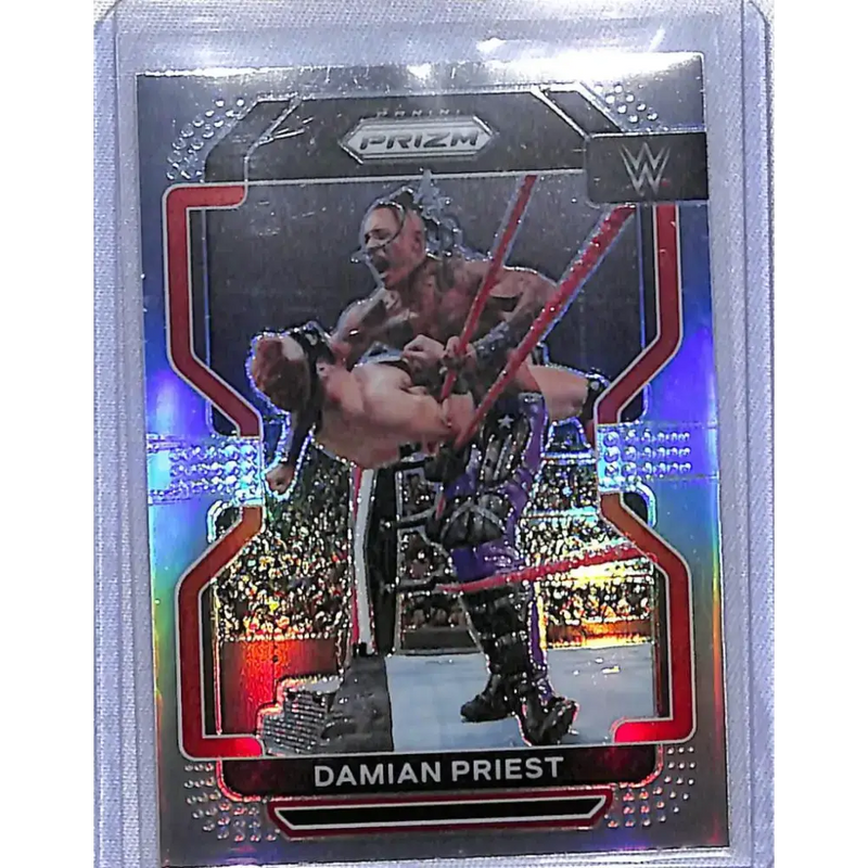 2022 Panini Prizm WWE Refractor #101 Damian Priest NM-MT - Wrestling Card Single