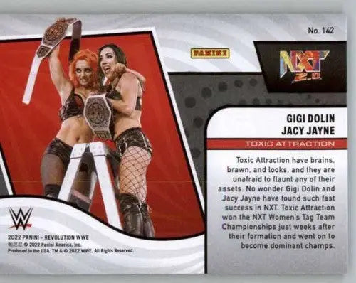 2022 Panini Revolution #142 Gigi Dolin/Jacy Jayne NM-MT Tag Teams ID:44275 - Non-Sports Card Single