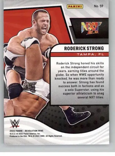 2022 Panini Revolution #59 Roderick Strong NM-MT ID:44269 - Wrestling Card Single