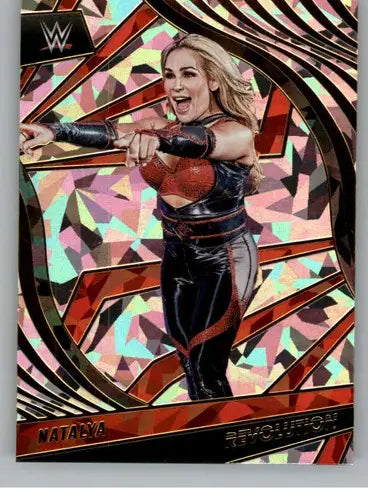 2022 Panini Revolution Fractal #5 Natalya NM-MT ID:44279 - Wrestling Card Single