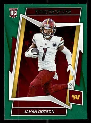 2022 Panini Rookies & Stars #114 Jahan Dotson Green - Football Card Single