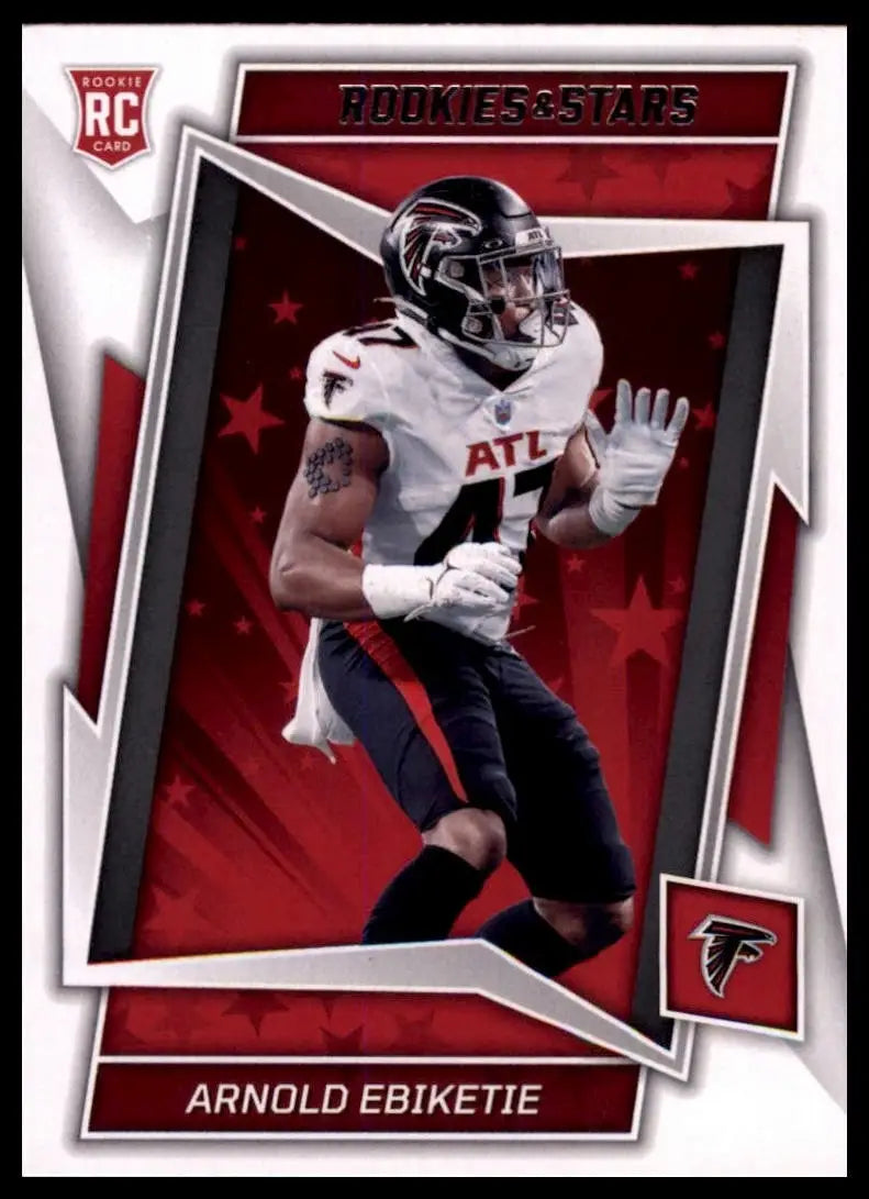 2022 Panini Rookies & Stars Arnold Ebiketie #187 Atlanta Falcons Football Card - Football Card Single