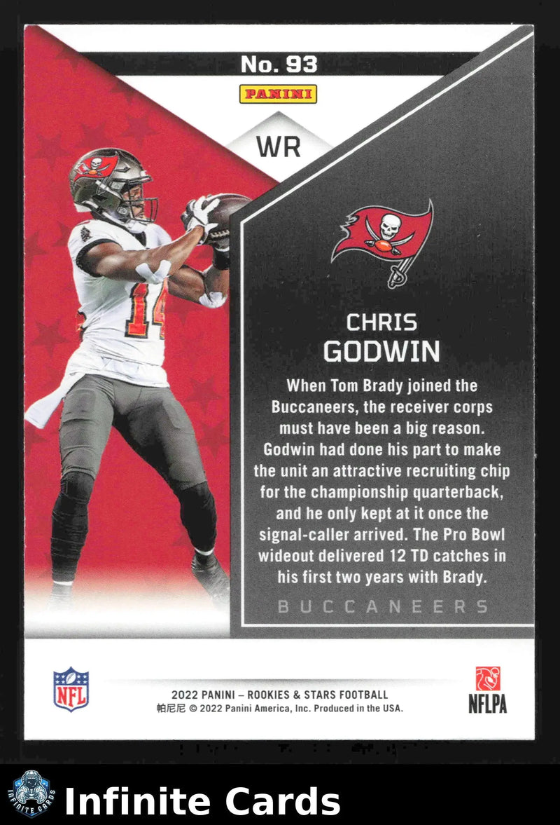 2022 Panini Rookies & Stars CHRIS GODWIN #93 Tampa Bay Buccaneers - Football Card Single