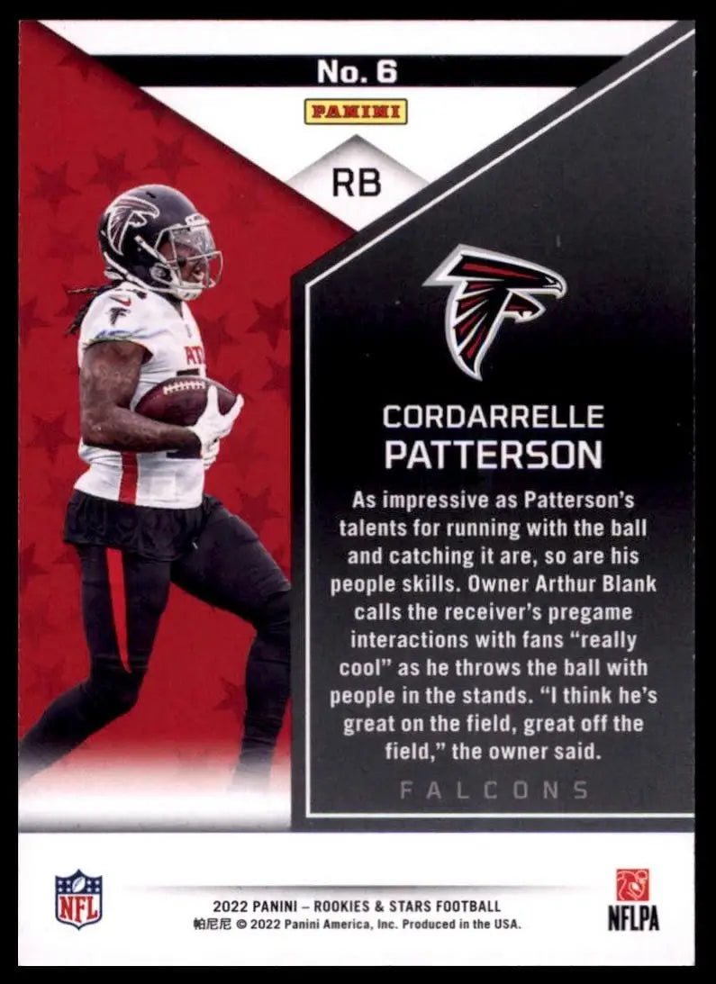 2022 Panini Rookies & Stars - Cordarrelle Patterson #6 - Football Card Single
