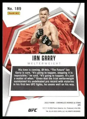 2022 Panini Rookies & Stars Ian Garry #189 RC MMA - UFC/MMA Card Single