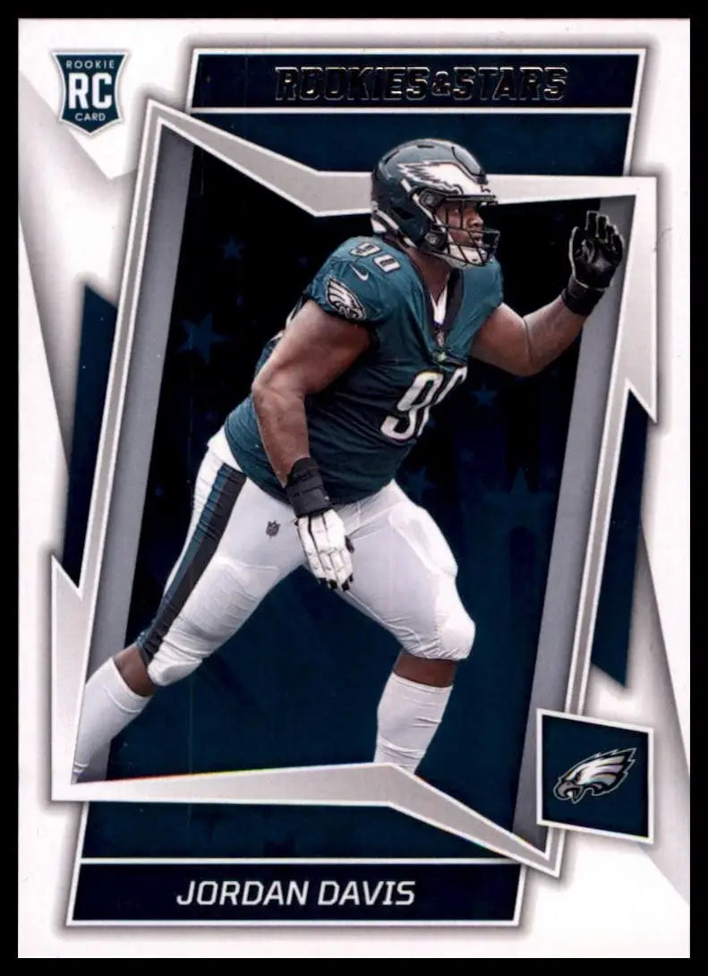 2022 Panini Rookies & Stars Jordan Davis #174 Philadelphia Eagles Football Card
