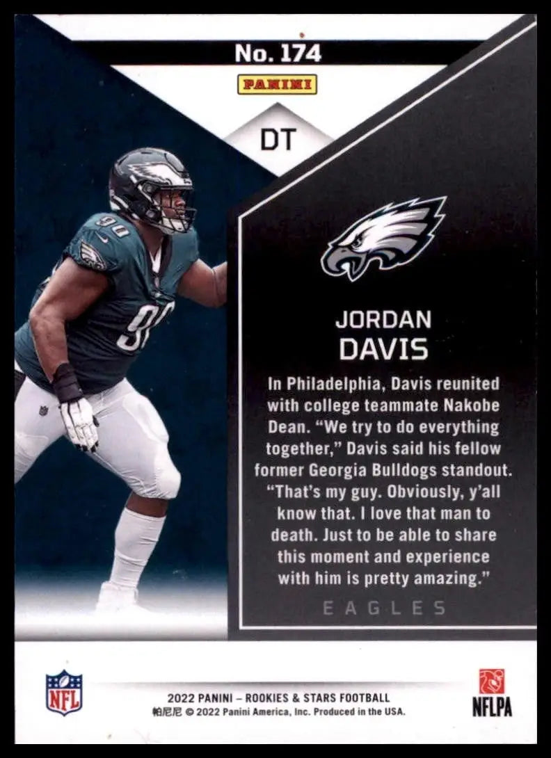 2022 Panini Rookies & Stars - Rookies Jordan Davis #174 (RC)