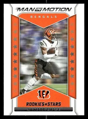 2022 Panini Rookies & Stars #MM-14 Ja’Marr Chase Man In Motion - Football Card Single