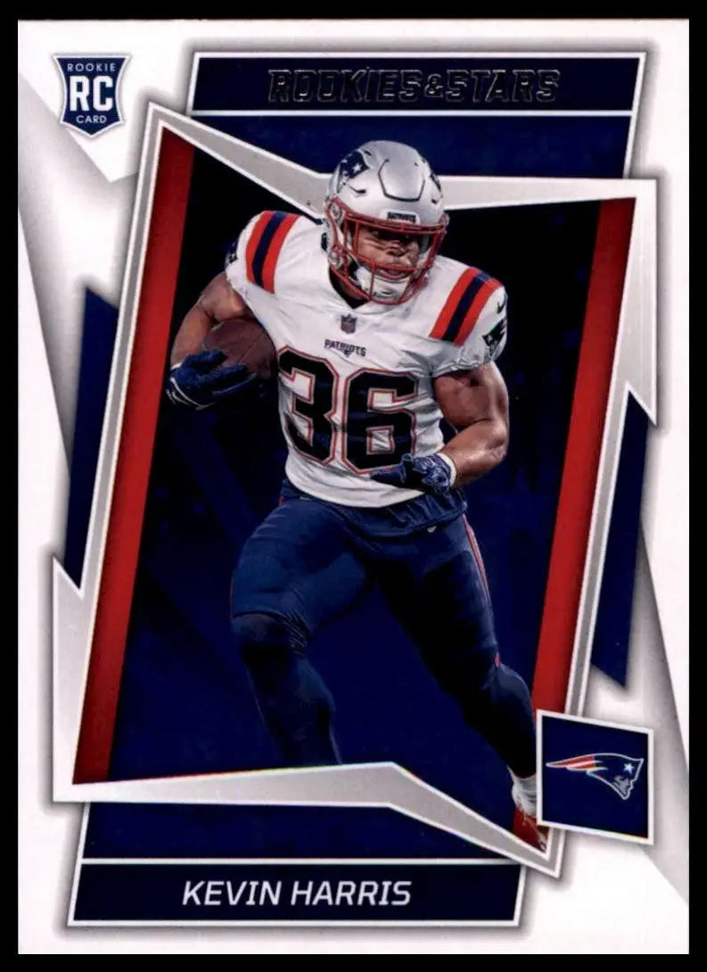 2022 Panini Rookies & Stars Rookie Kevin Harris #152 New England Patriots Card - Football Card Single