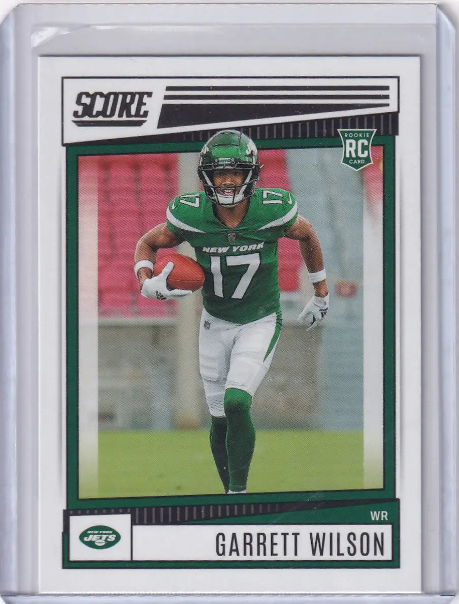 2022 Panini Score #306 Garrett Wilson - New York Jets - Football Card Single