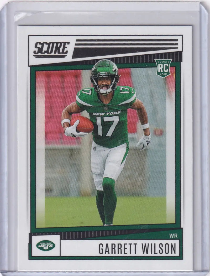 2022 Panini Score #306 Garrett Wilson - New York Jets - Football Card Single