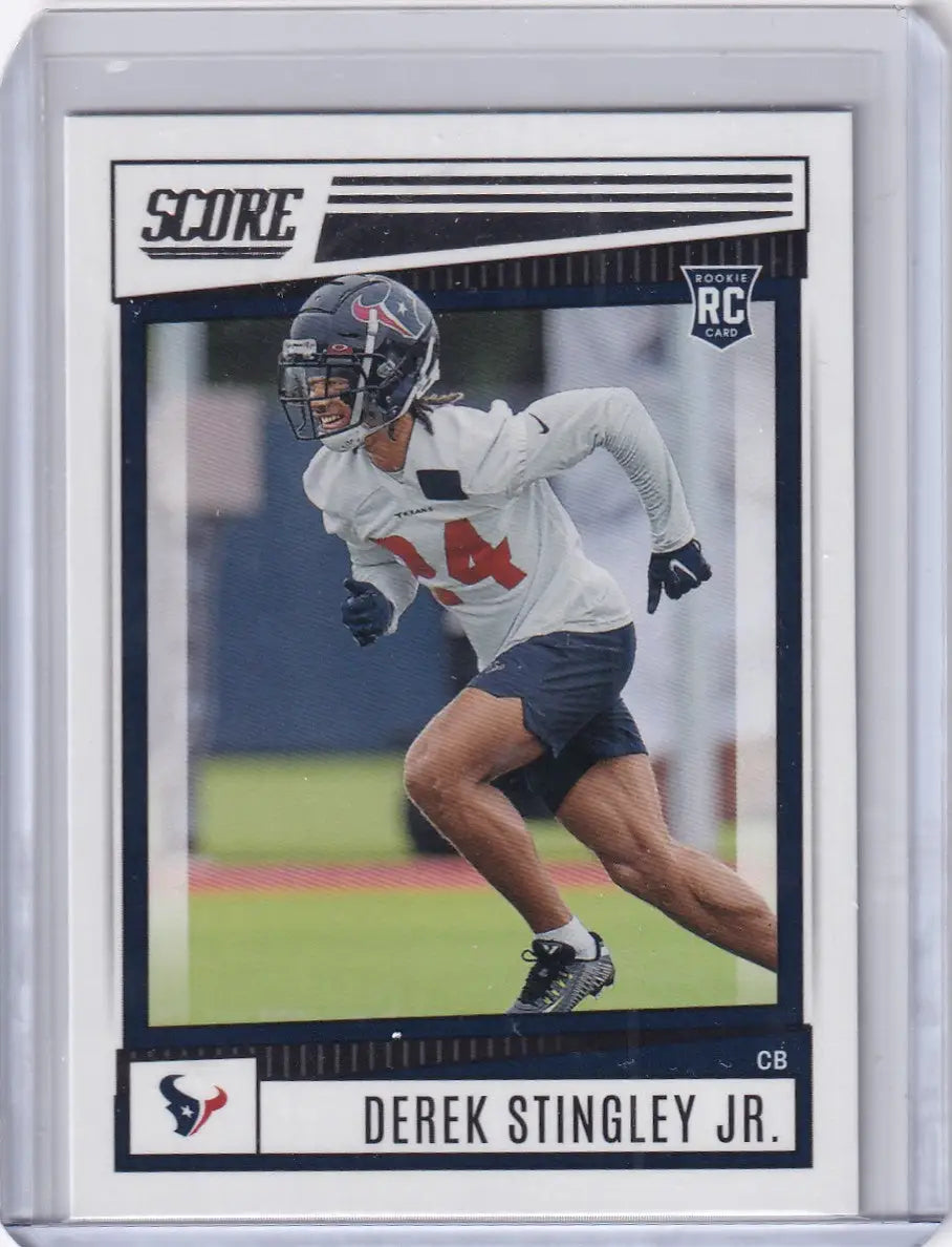 2022 Panini Score #324 Derek Stingley Jr. - Houston Texans