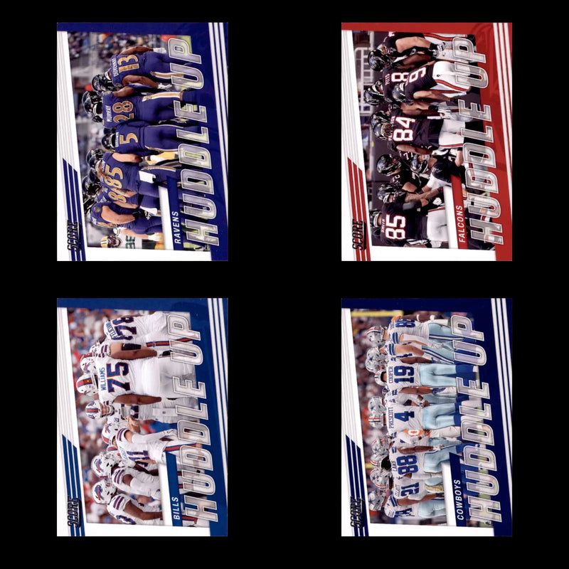 2022 Panini Score Huddle Up #1 - 15 Complete Your Set You Choose Pick Insert NFL - Football Card Single