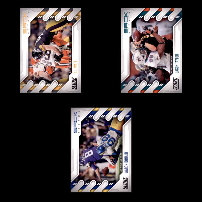 2022 Panini Score Sack Attack #1 - 15 Complete Your Set You Choose Pick Insert - Football Card Single