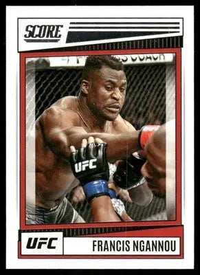 2022 Panini Score UFC Francis Ngannou #191 Mixed Martial Arts (MMA) - UFC/MMA Card Single