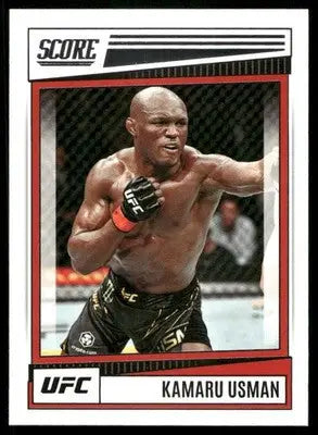 2022 Panini Score UFC Kamaru Usman #195 Mixed Martial Arts (MMA) - UFC/MMA Card Single