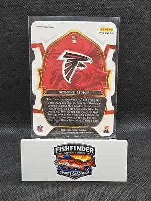 2022 Panini Select - Concourse Desmond Ridder #36 Green & Yellow Prizm... - Football Card Single