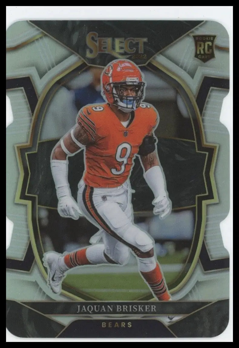 2022 Panini Select - Concourse Jaquan Brisker #61 Silver Prizm Die-Cut (RC) - Football Card Single