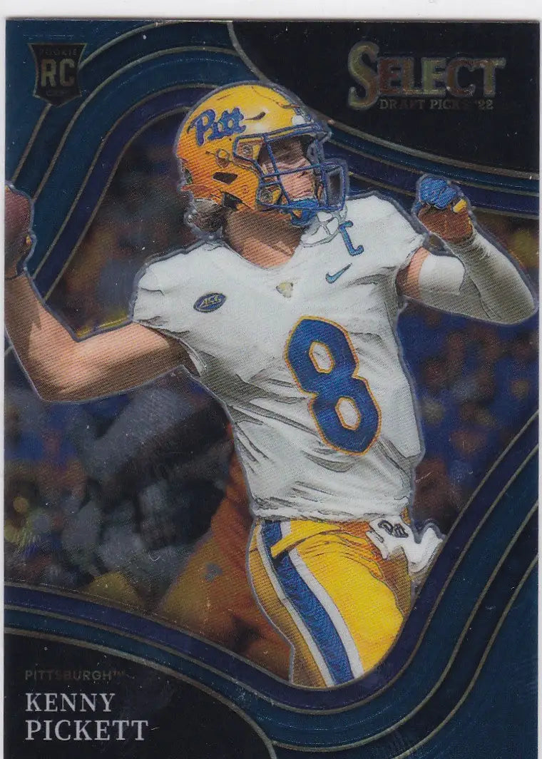 2022 Panini Select Draft Pick #121 Kenny Pickett RC Pittsburgh - Football Card Single
