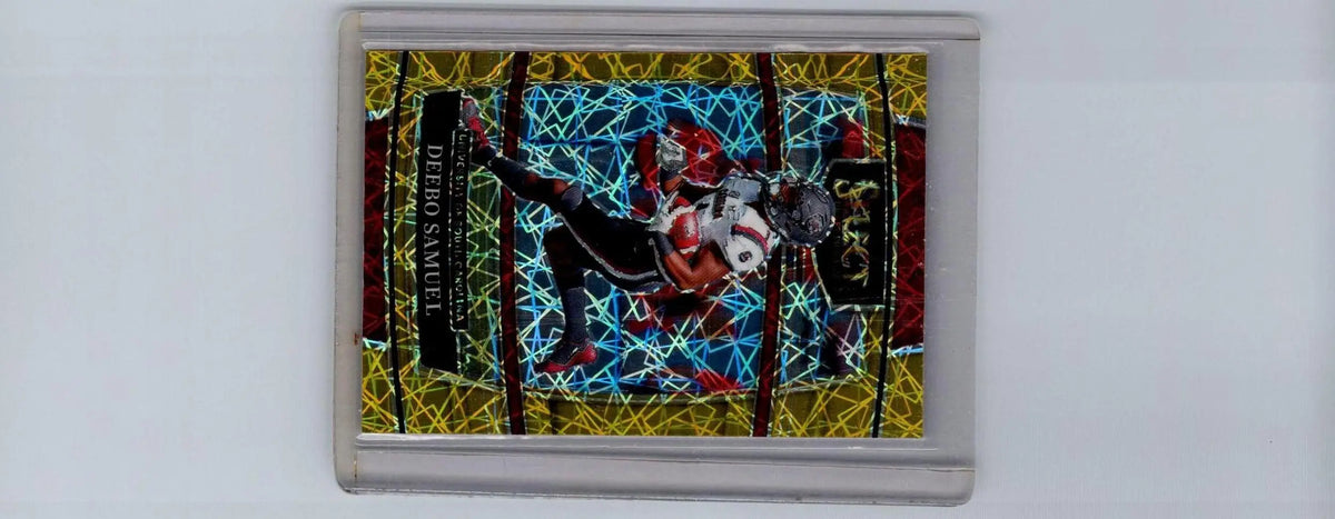 2022 Panini Select Draft Picks #89 Deebo Samuel Gold Lazer Prizm - Football Card Single