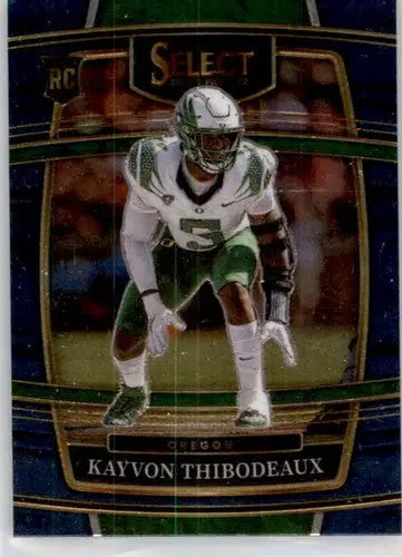 2022 Panini Select Draft Picks Blue Kayvon Thibodeaux football card NM-MT