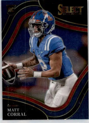 2022 Panini Select Draft Picks Blue #108 Matt Corral NM Near Mint Field ID:66506 - Football Card Single