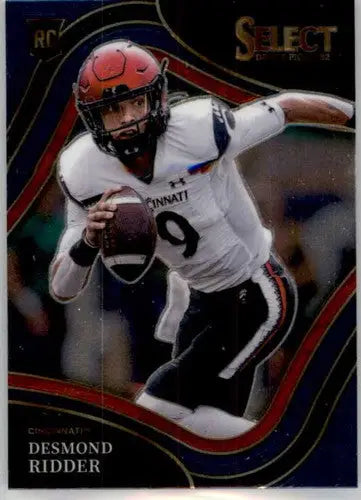Desmond Ridder Football Card from Panini Select Draft Picks Blue Series