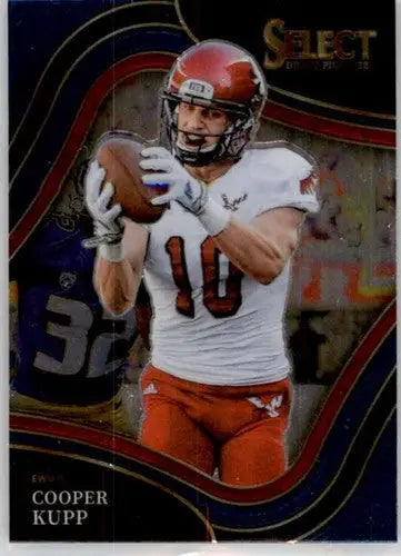 Original gloss Football card featuring Cooper Kupp from Panini Select Draft Picks