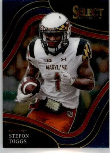 Stefon Diggs football card from Panini Select Draft Picks, 2022 Field Level NM-MT