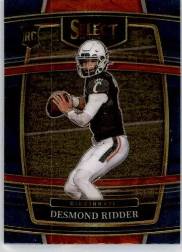 2022 Panini Select Draft Picks Blue #17 Desmond Ridder NM Near Mint Con ID:66445 - Football Card Single