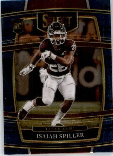 2022 Panini Select Draft Picks Blue #18 Isaiah Spiller NM Near Mint Con ID:66446 - Football Card Single