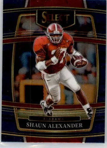 2022 Panini Select Draft Picks Blue #74 Shaun Alexander NM Near Mint Co ID:66483 - Football Card Single