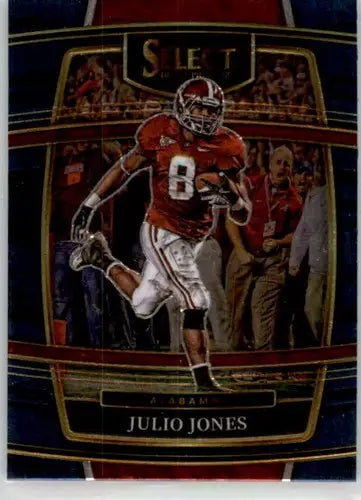 Julio Jones football card from 2022 Panini Select Draft Picks Blue collection